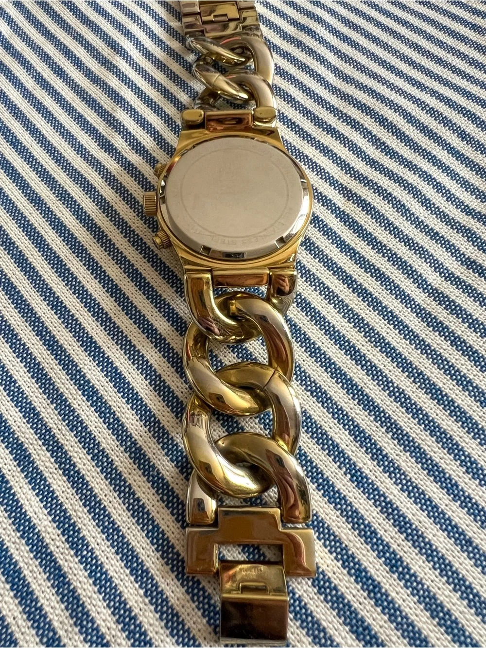 Michael Kors Gold Chain-Link Chronograph Watch | MK3131 Runway Ladies Watch